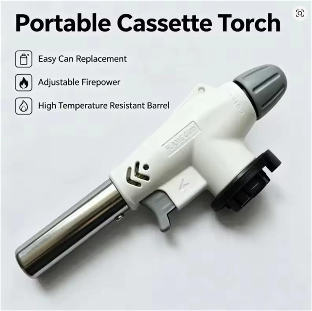 Camping Cooking Flame - Torch Cooking AutoIgnition Butane Gas Welding-Burner