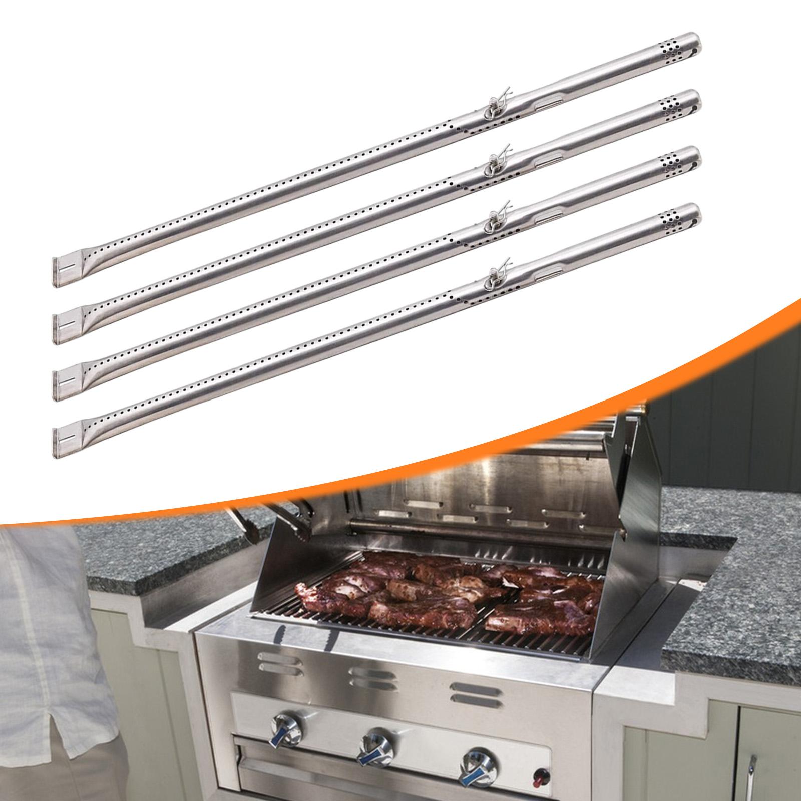 Camping Cooking Device - 4 Pieces Grill Burner Tubes BBQ