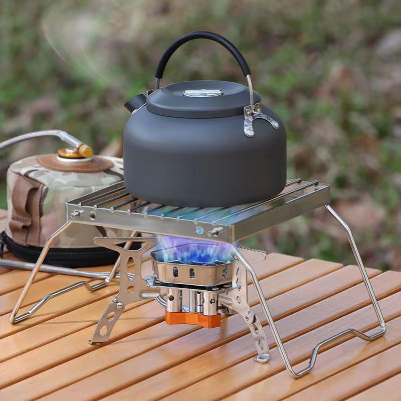 Camping Cooking Grate - Outdoor Stainless Steel Stove Holder Camping