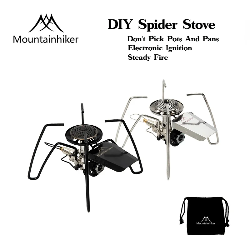 Camping Cooking Grate - MOUNTAINHIKER Spider Stove Outdoor Folding Lightweight