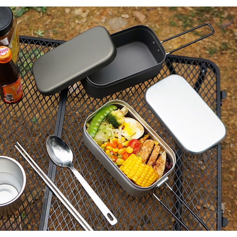 Camping Cooking Flame - 1PC Outdoor Aluminum Lunch Box Handle