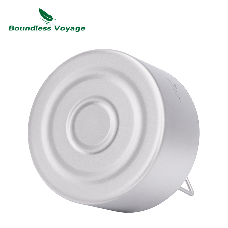 Boundless Voyage Titanium Kett - Camping Cooking Pot Set recension och pris