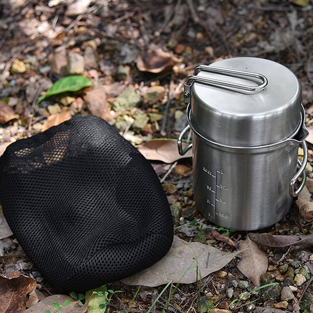 Durable Stainless Steel Campin - Camping Cooking Sets recension och pris