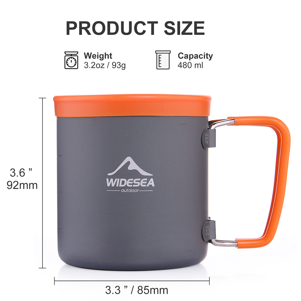 Widesea Camping Aluminum Cup O - Camping Cooking And Drinking recension och pris