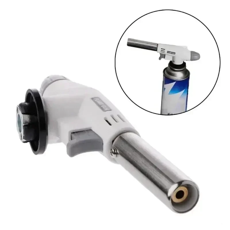 Portable Metal Flame Gun Butan - Camping Cooking Flame recension och pris