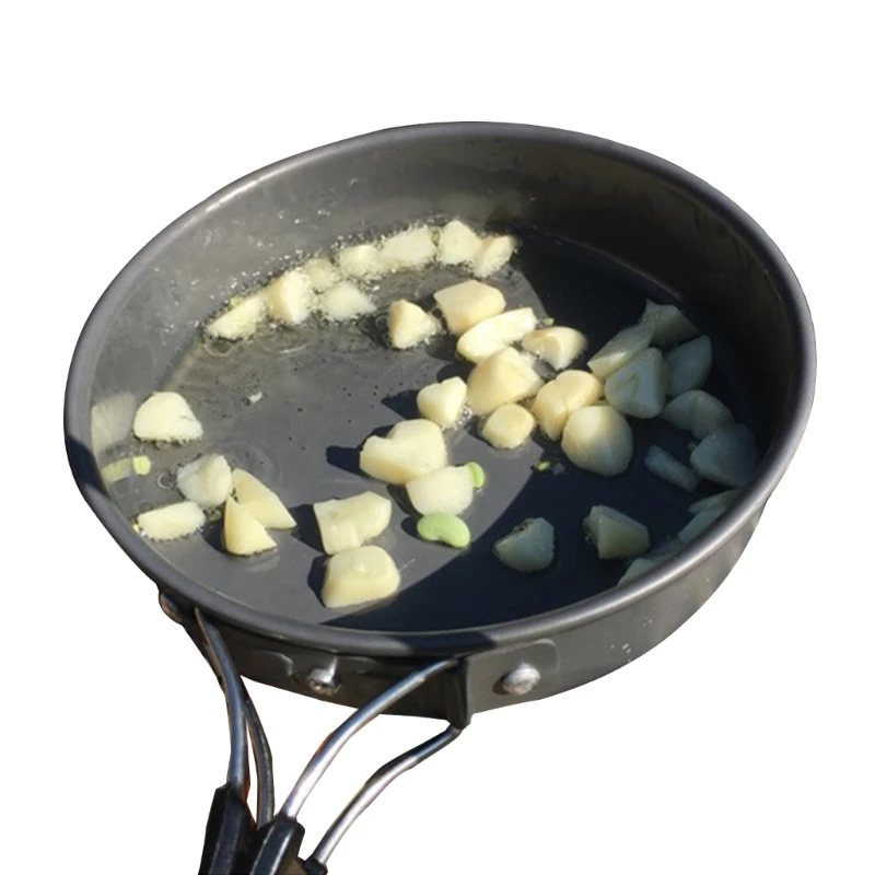 Portable Frying Pan with Stora - Camping Cooking Set Non Stick recension och pris