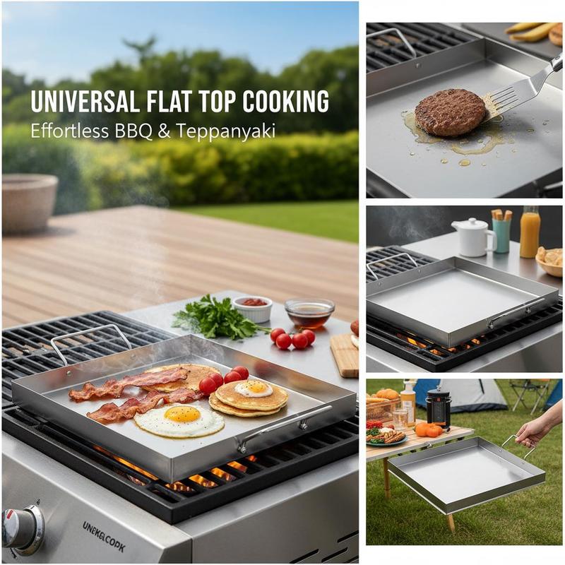 Universal Flat Top Griddle 18x - Camping Outdoor Cooking Set recension och pris
