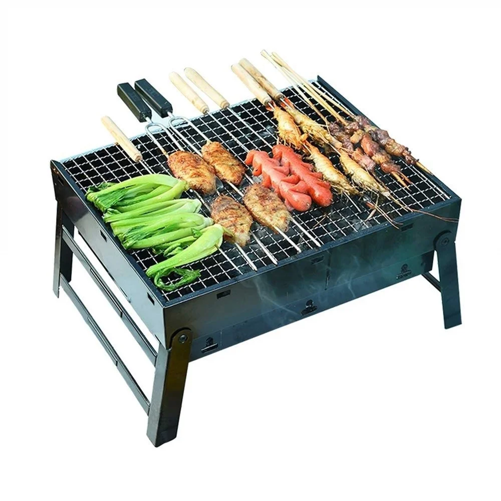 1Set Barbecue Charcoal Stove P - Camping Cooking Set Non Stick recension och pris