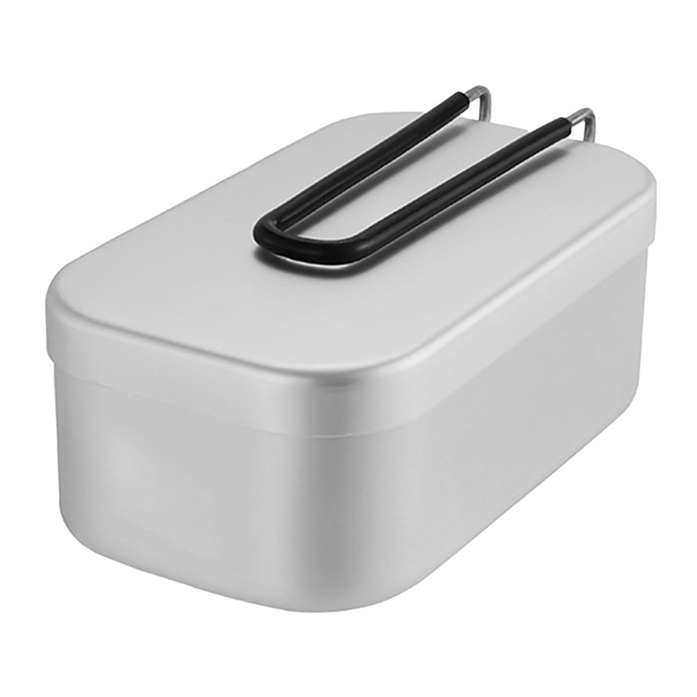 800ML Aluminum Lunch Boxes Out - Camping Outdoor Cooking Set recension och pris
