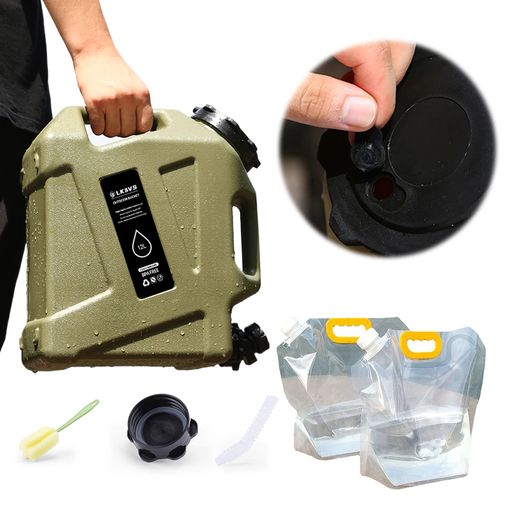 11/12/18.5L Water Bucket Large - Camping Cooking And Drinking recension och pris
