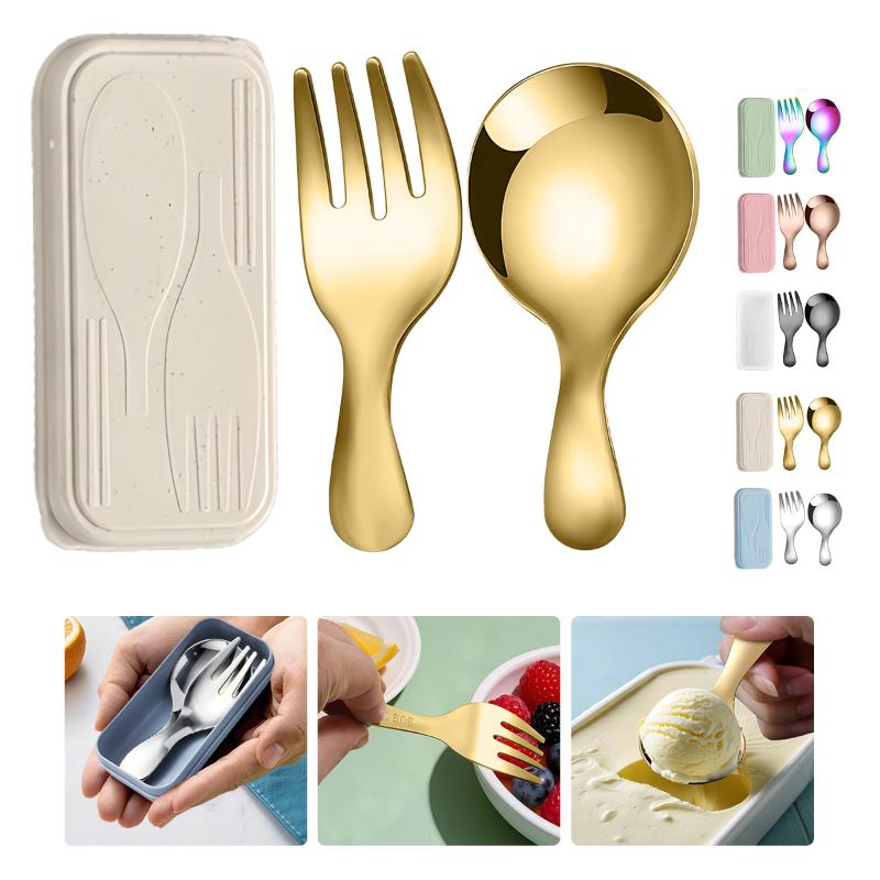 Stainless Steel Tableware Set  - Camping Outdoor Cooking Set recension och pris