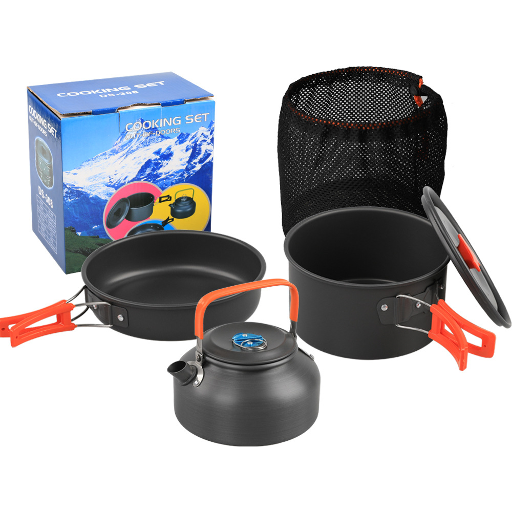 Outdoor camping cookware set a - Camping Cooking Set Non Stick recension och pris