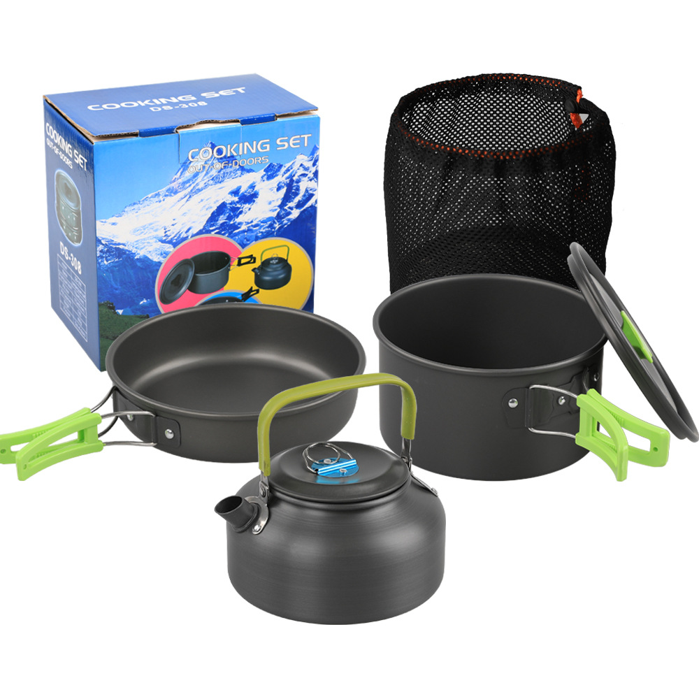 Outdoor camping cookware set a - Camping Cooking Set Non Stick recension och pris