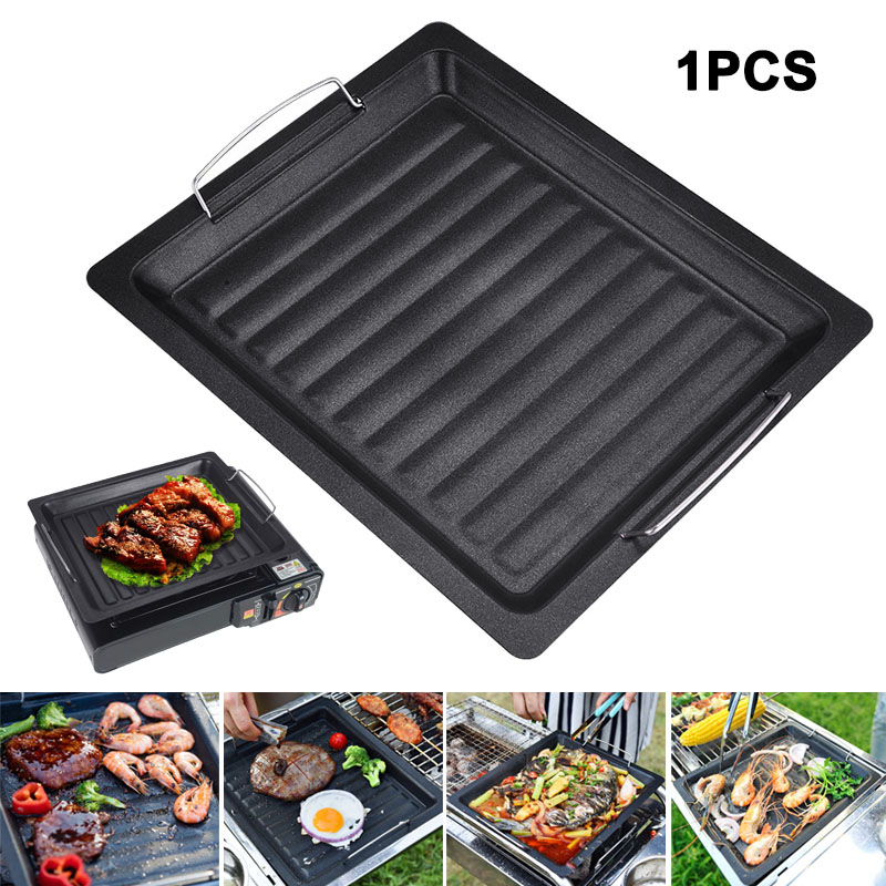 Outdoors Thick Square Grill Pa - Camping Cooking Set Non Stick recension och pris