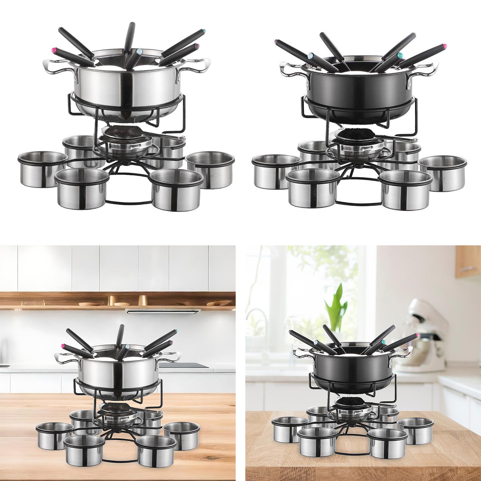 Fondue Pot Set Cooking Stove T - Camping Cooking Pot Set recension och pris