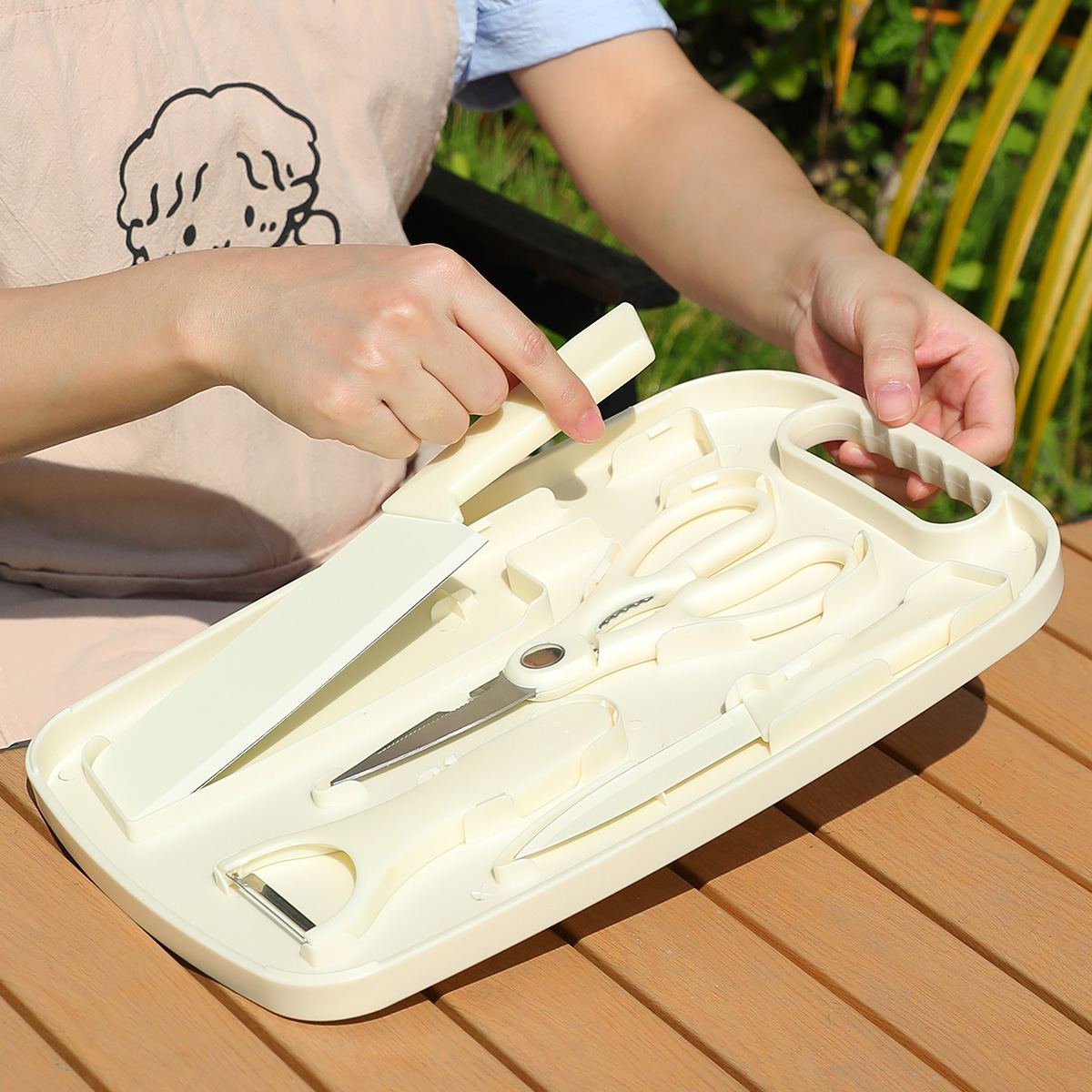 Portable Outdoor Picnic Set Kn - Camping Cooking Set Non Stick recension och pris