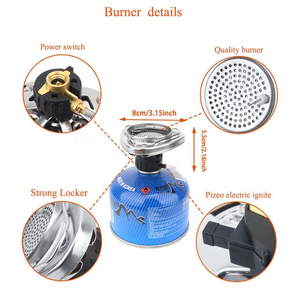 1500W BRS 61 Outdoor  Integrat - Camping Cooking Grate recension och pris