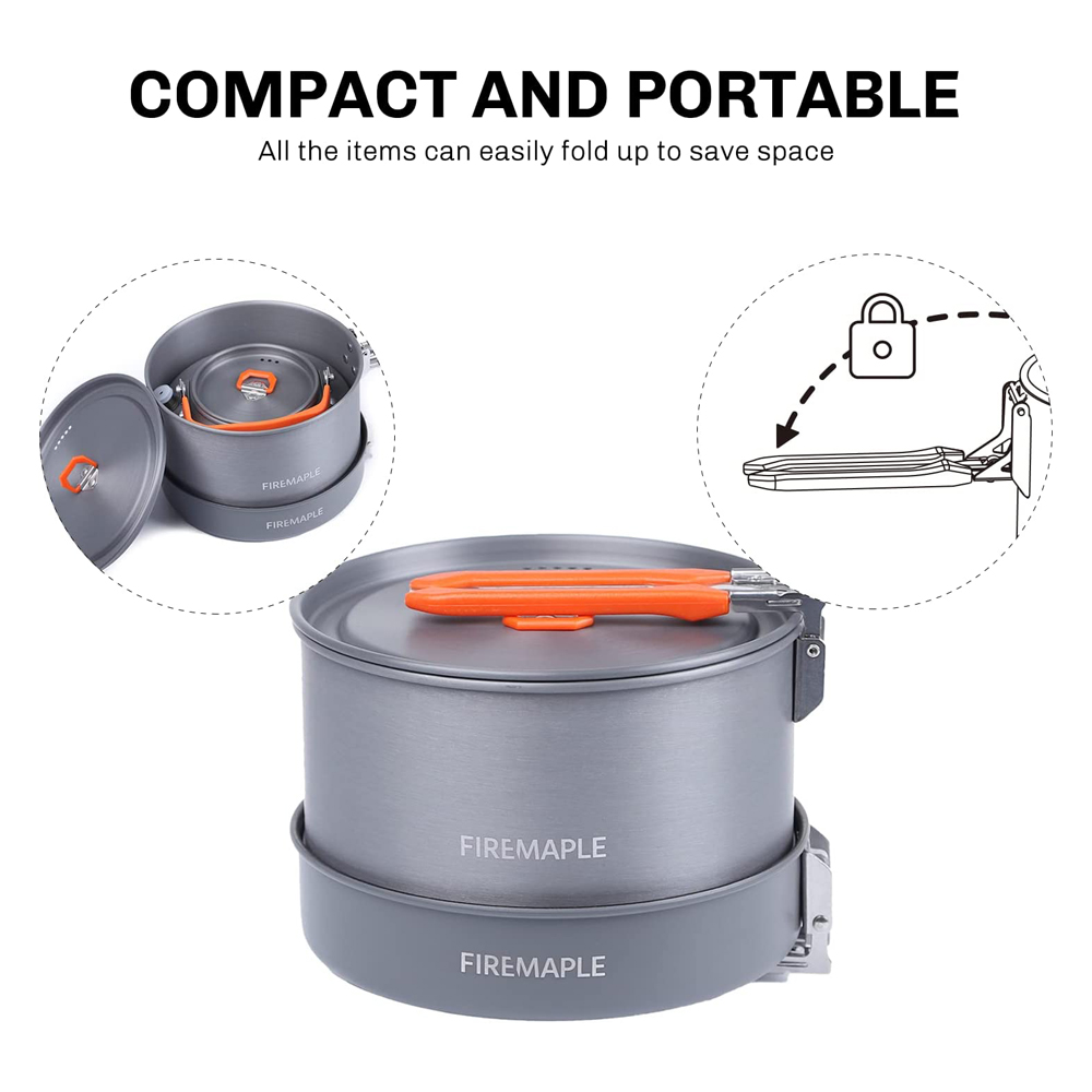 Fire Maple Camping Cookware Ut - Camping Cooking Pot Set recension och pris