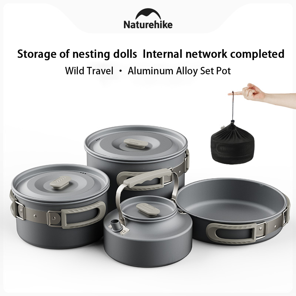 Naturehike Outdoor Pot Set,Cam - Camping Cooking Set Non Stick recension och pris