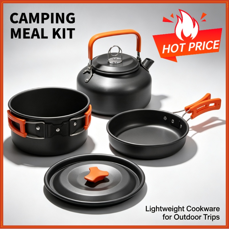 Camping Cooking set Camping Co - Camping Cooking Set Non Stick recension och pris